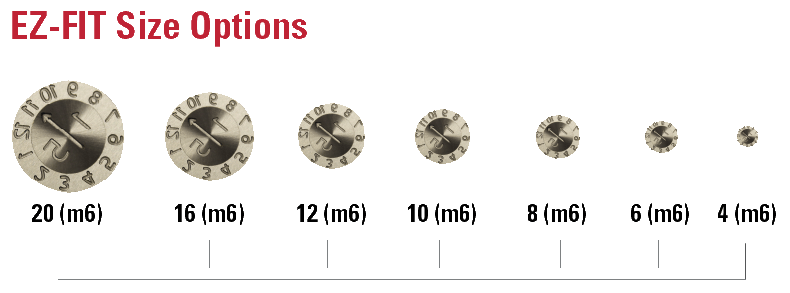 DME Blind-hole-sizes